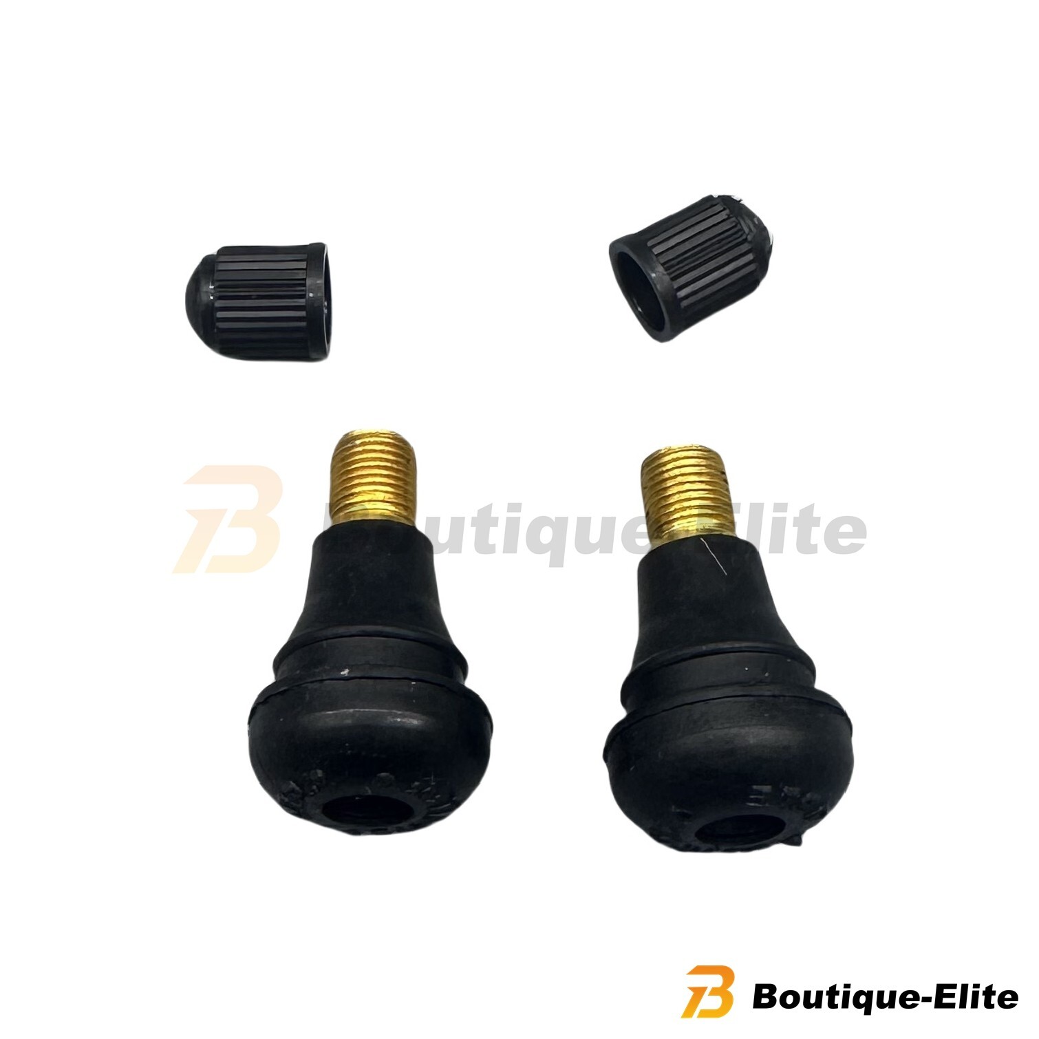 25Pcs TR412 Tubeless Tire Valve Stems Stubby for ATV, Lawn Mower, Etc