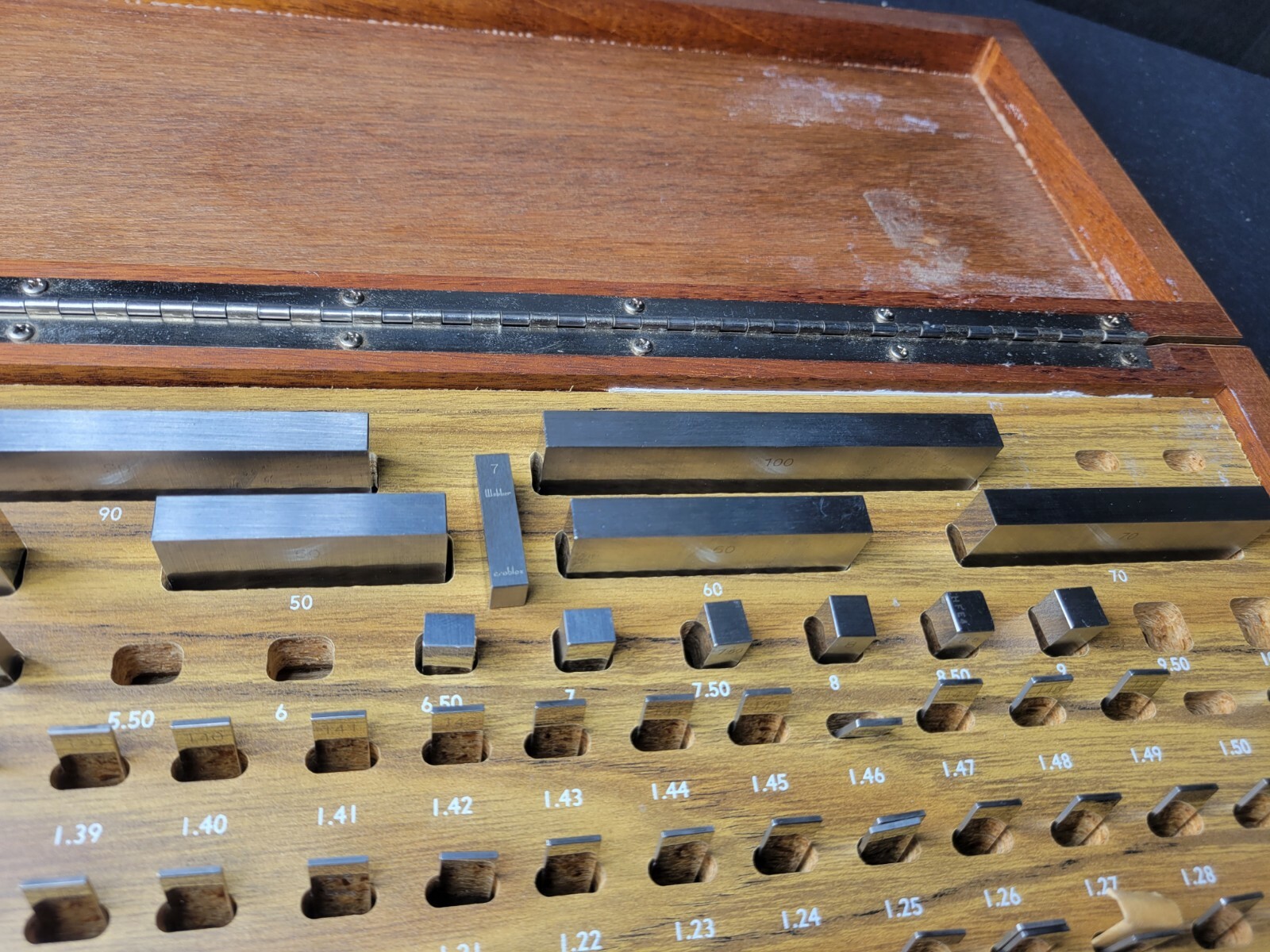 B&S (STARRETT CROBLOX) Metric Rectangular Gage Block Set Inspection Machinist