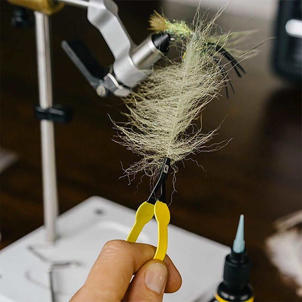 LOON ERGO HACKLE PLIER - Fly Tying Grip Tool NEW!