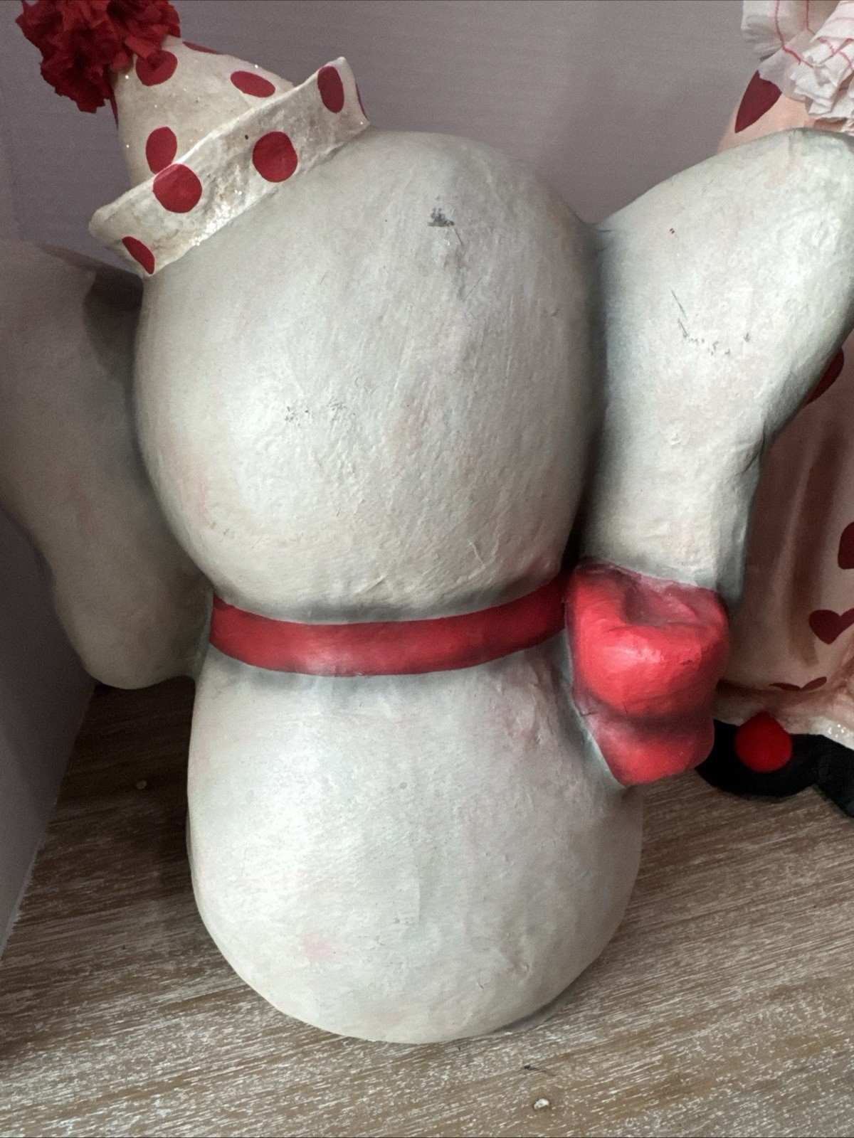 Vintage Paper Mache Elephant Circus Made in Philippines (Bethany Lowe style)