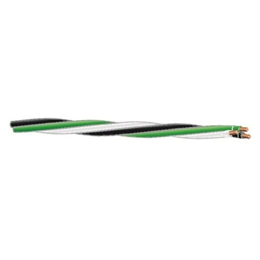 15 ft. 12/3 Black/White/Green Solid CU THHN Tri-Wire