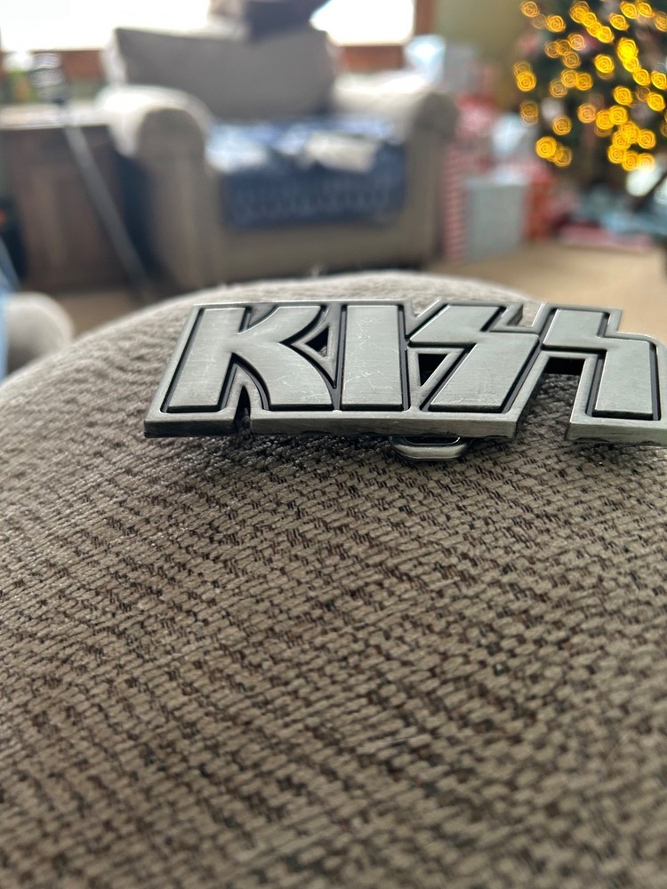 KISS Belt Buckle , rock n' roll band music logo, kiss concert, kiss tour, NEW