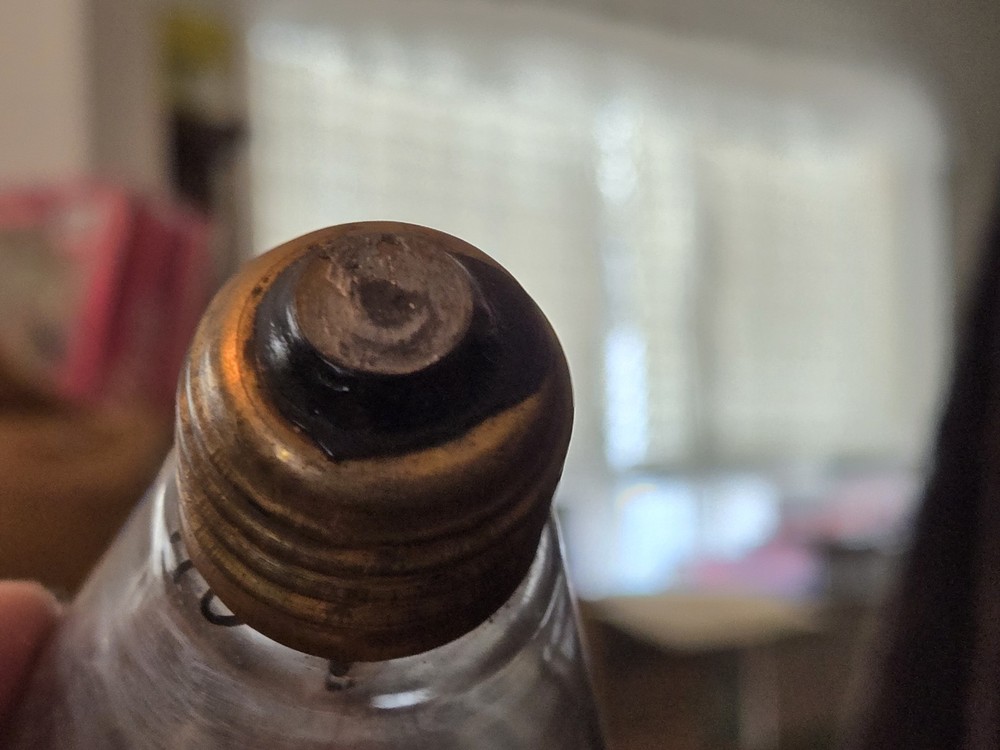 Antique Edison light bulb. Untested.