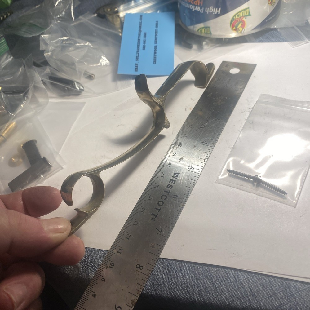 CVA Hawken Sidelock  Muzzleloader Rifle Brass Double Trigger Guard And Screws