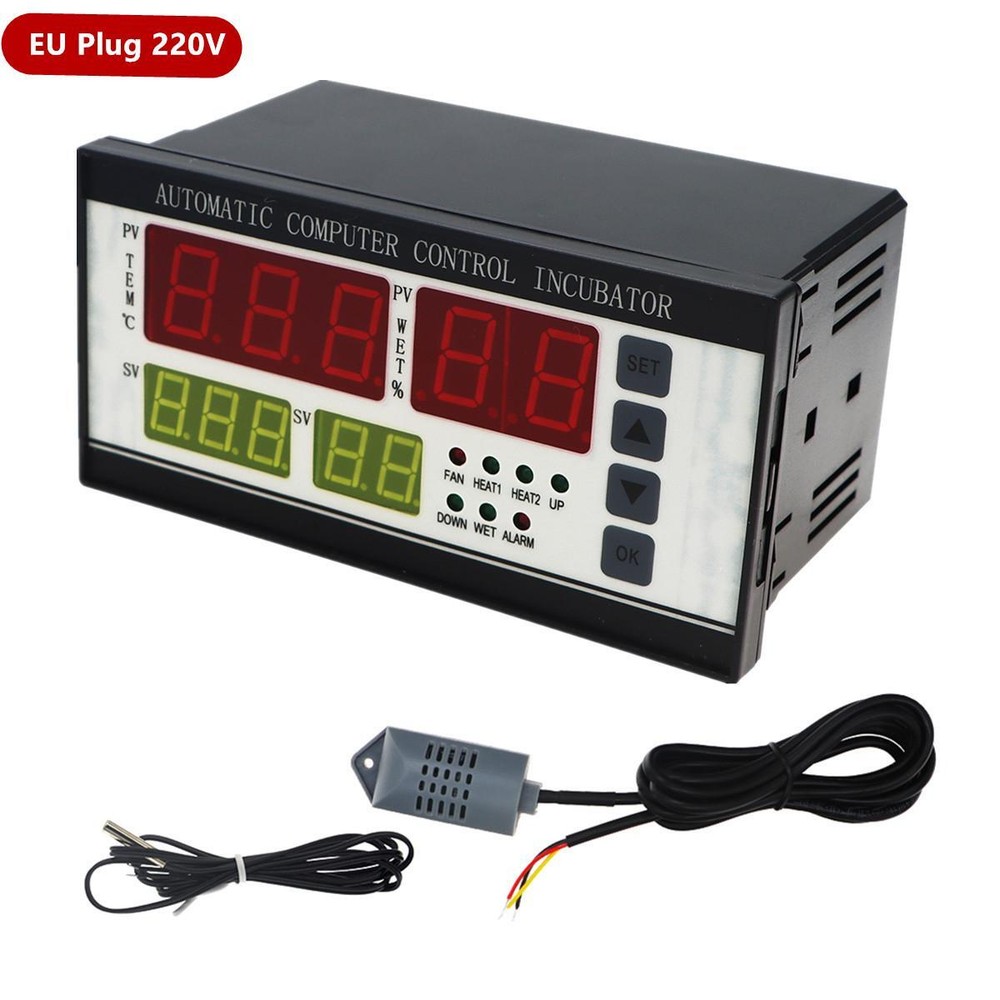 Xm-18 Digital Egg Incubator Controller Thermostat Hygrostat Temp Humidity Sensor