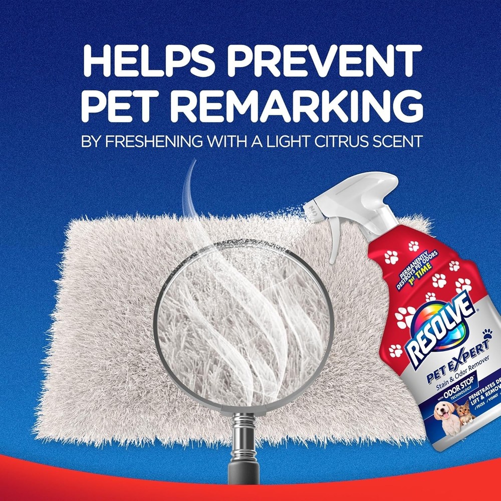 Versatile 22 oz Pet Stain Remover - Safe & Effective for All Soft Surfaces