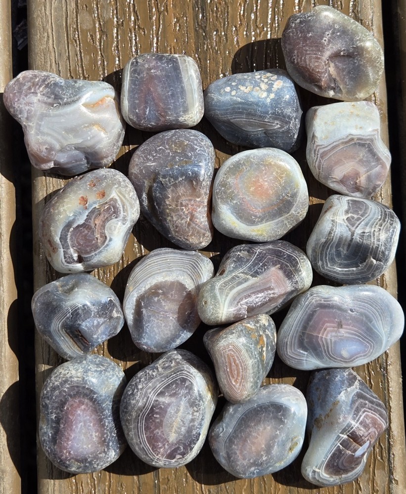 Botswana Agate Selects - SUPERNOVA - Rough, Natural, Not Polished A+ Grade