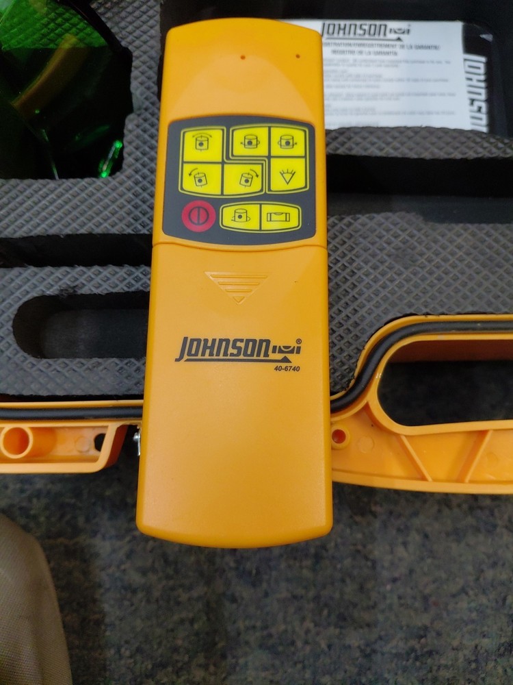Johnson Level 40-6544 Electronic Self-Leveling Horizontal/Vertical Rotary Level