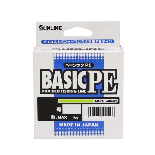 SUNLINE BASIC PE 4-strand set 150m light green 0.6 10lbNEW