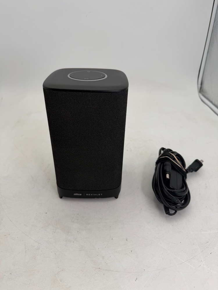 Altice Amplify Devialet Sagemcom Sound Box SBDV01 Bluetooth Smart Speaker Black