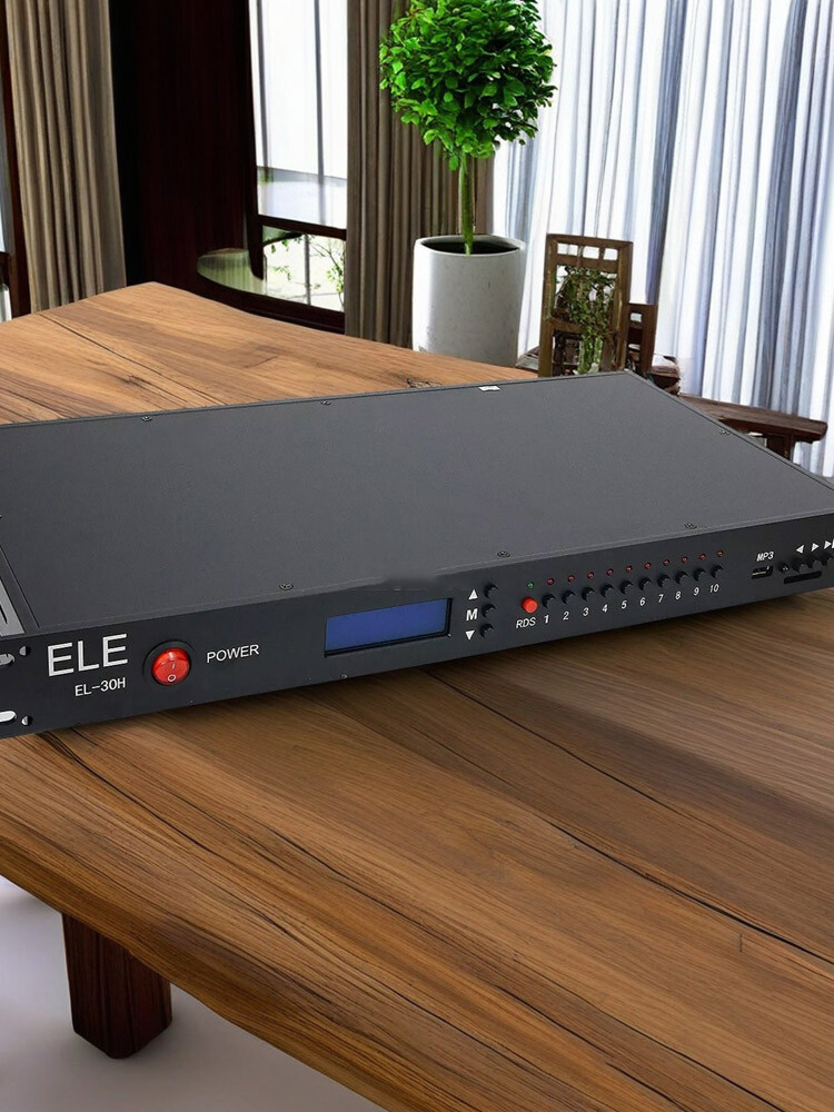 ELE EL-30H FM Broadcast Transmitter FM Transmitter with RDS and Power Amp Modugq