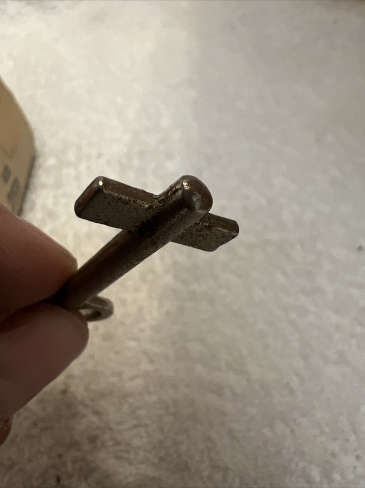 New Ilco 25B Uncut Key Blank Solid Barrel Steel Skeleton Key Silver Colored Bit
