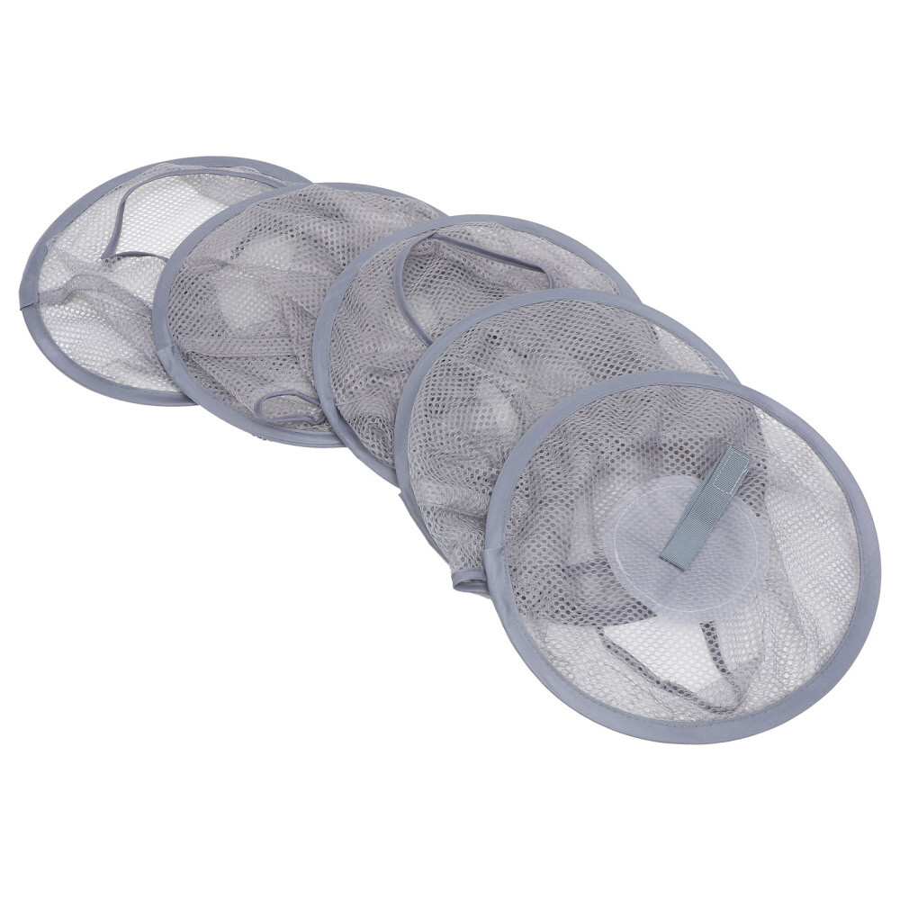 2pcs Foldable Fish Drying Net Folding Hanging Mesh Dryer Foldable 4-compartment