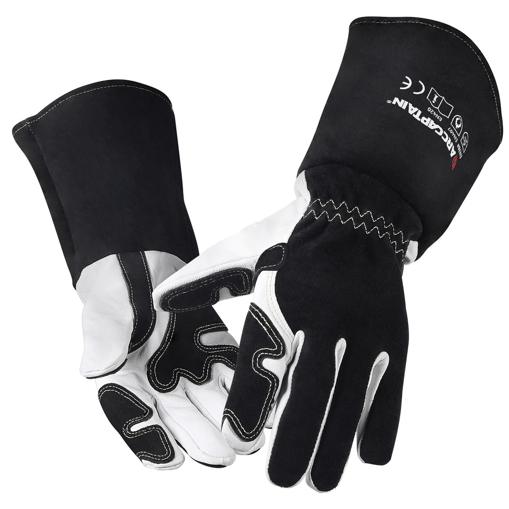 55A Non-Touch Pilot Arc Plasma Cutter LED Display & Welding Helmet & Gloves Kit