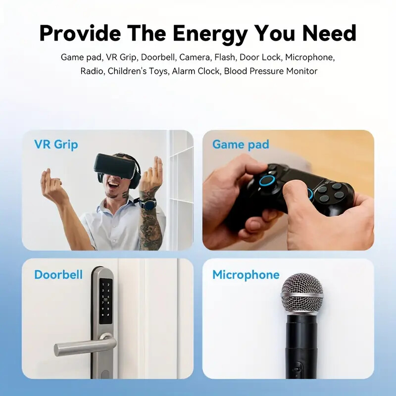 1.5V AA 8 Packs PUJIMAX 4255mWh Rechargeable Lithium Batteries with Fast Charger