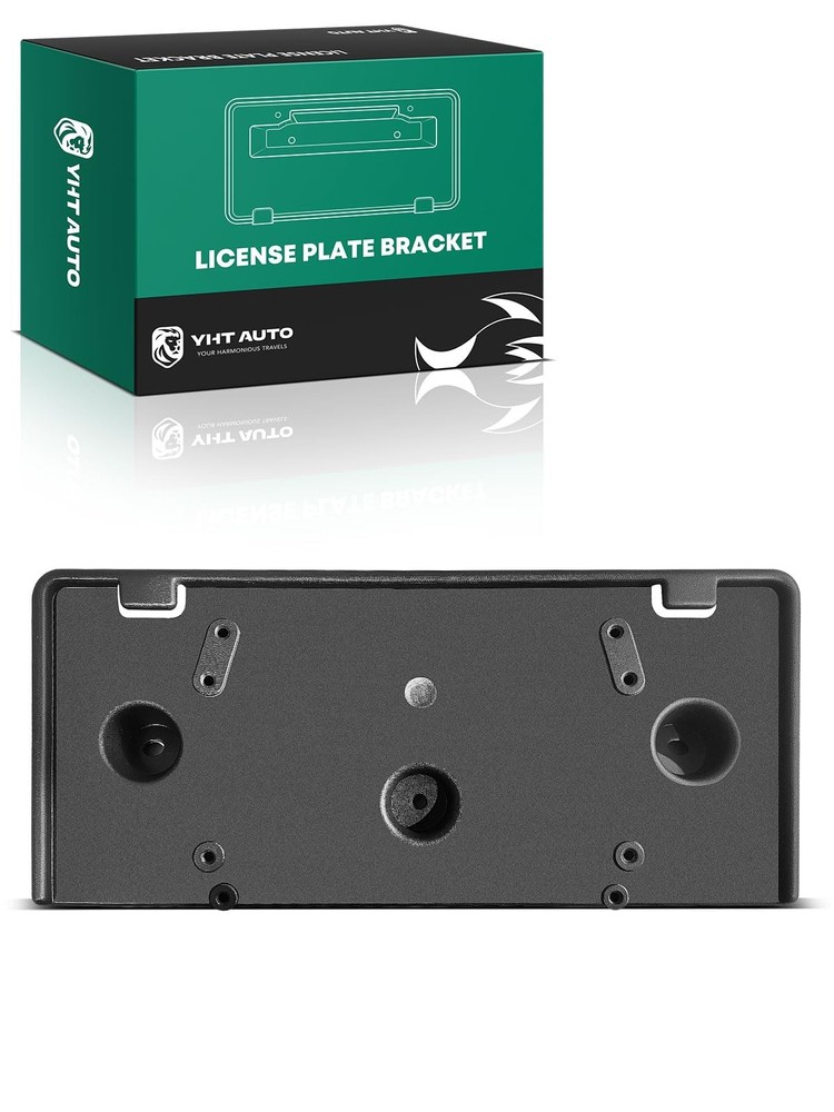 Front License Plate Frame for Edge 2019-2024 PP Plastic Black No Drill