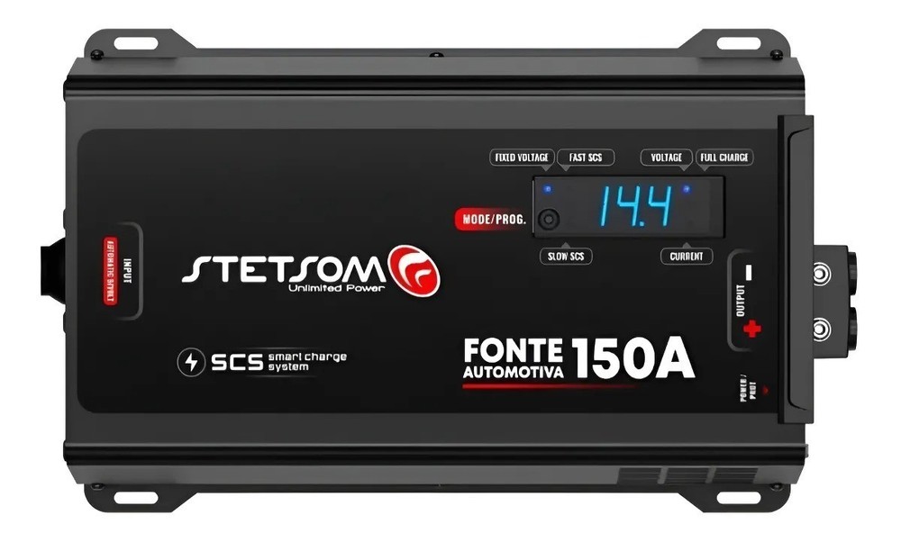 Stetsom Infinite Black 150 A Charger Battery Stetsom