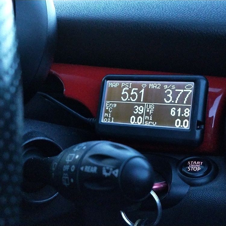 Ultra Gauge EM Plus OBDII OBD2 Code Scan Tool Multi Turbo Gauge HOOK & LOOP PAD