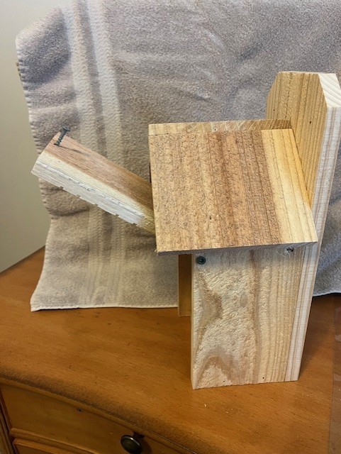handmade red cedar bird house