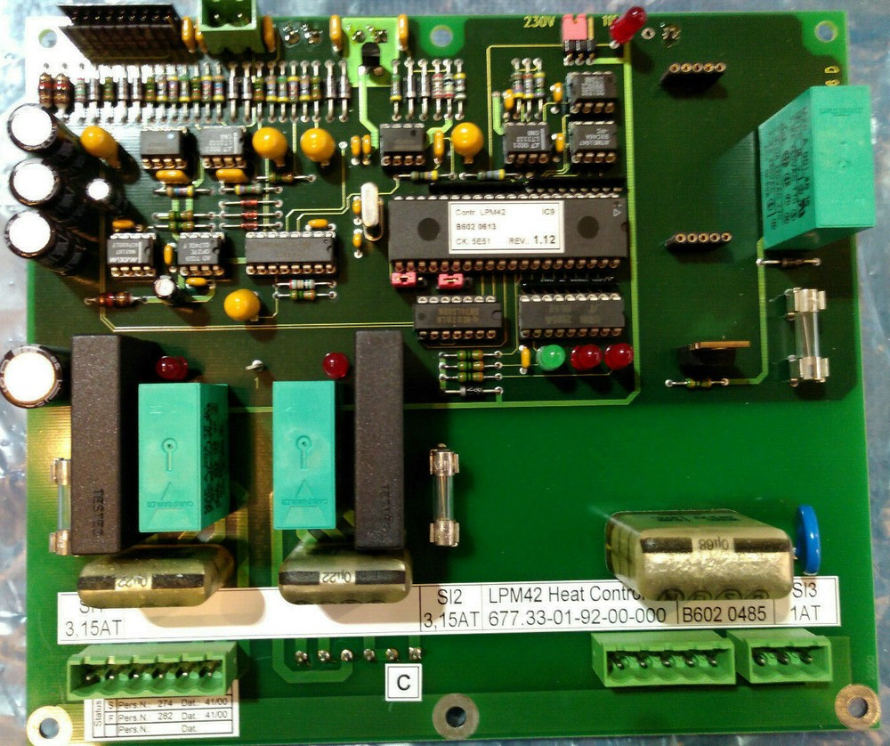 SICK MCS 100E CD HW PD TEMPERATURE (Heater) CONTROL Board LPM42