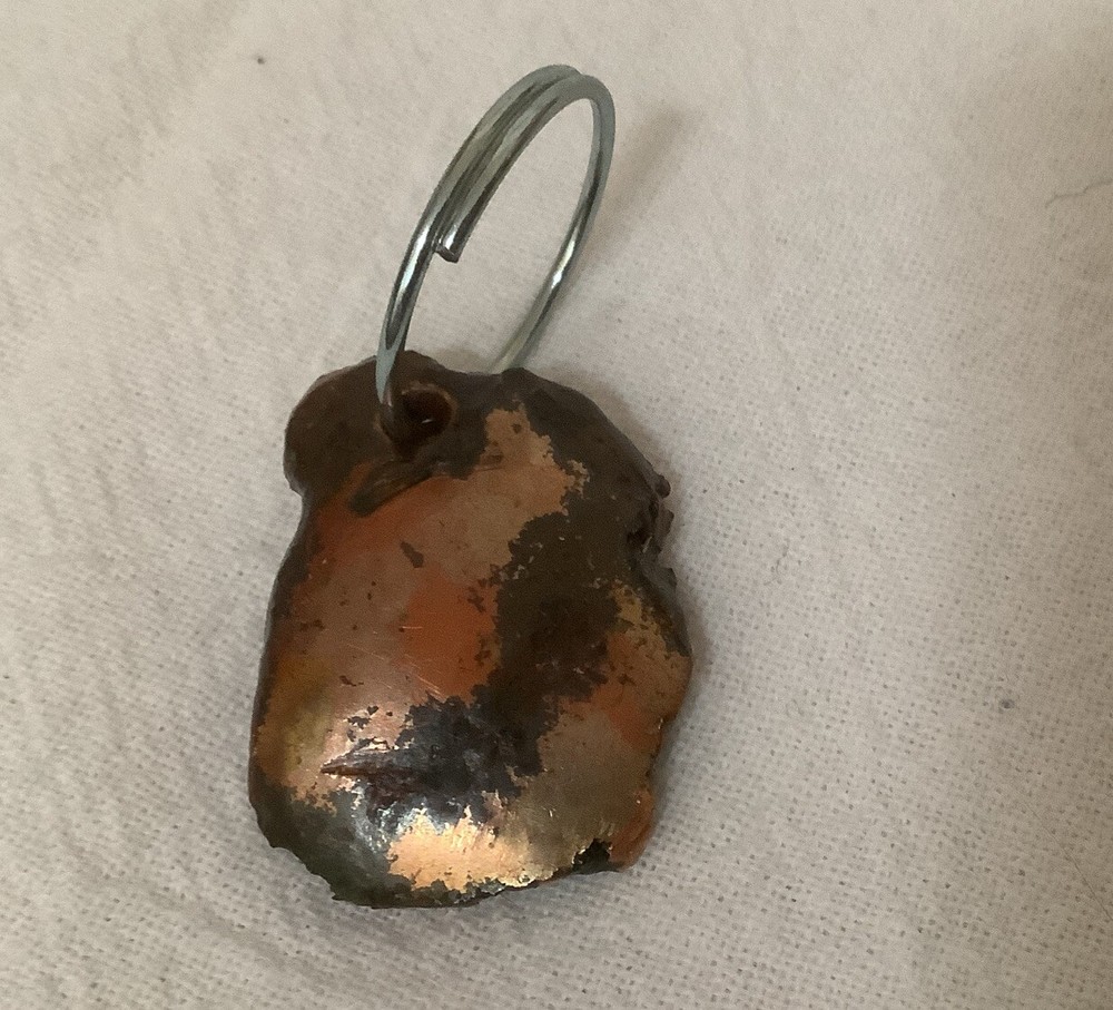 Copper/Bronze Nuggets Keychain