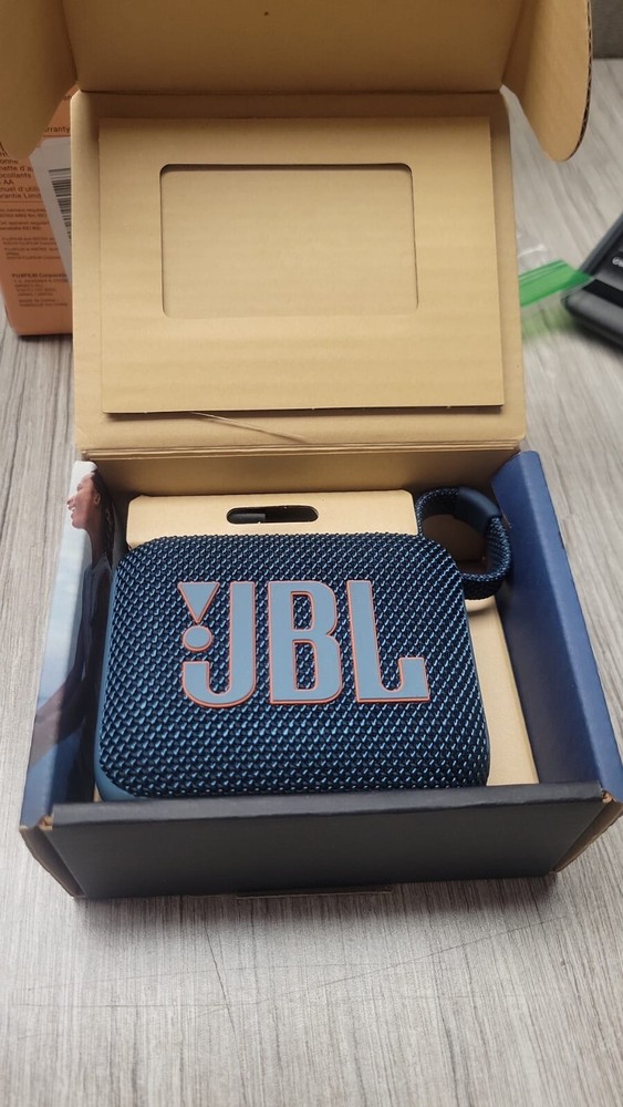 JBL - Go 4 Portable Bluetooth Speaker - blue