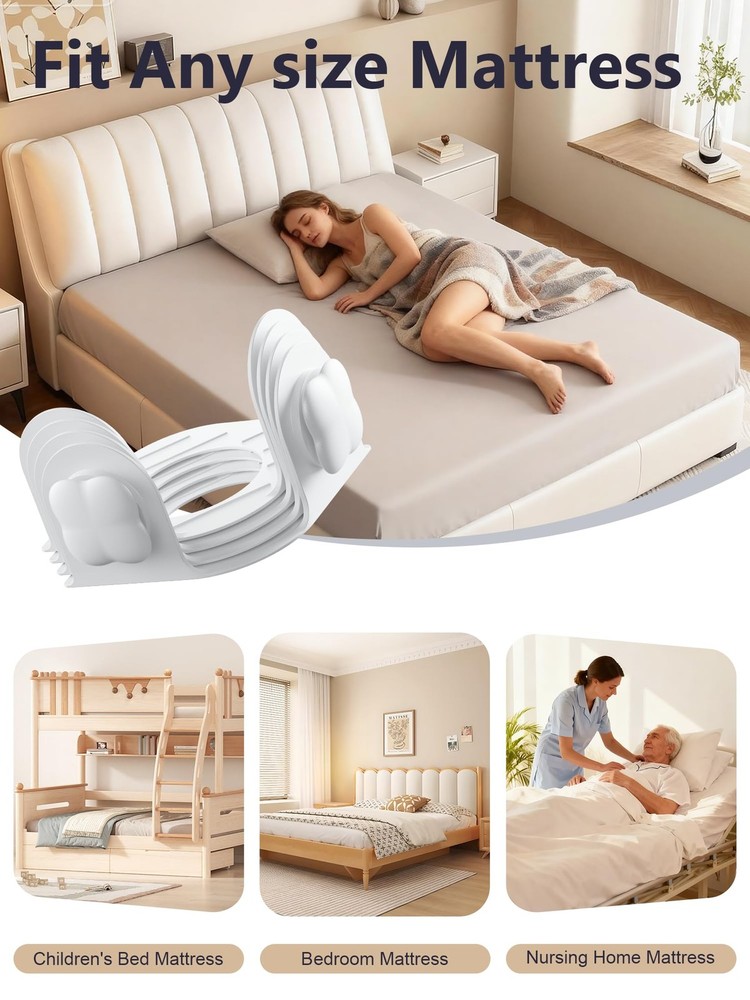 Bed Sheet Holders for Corners, 4-Pack Fitted Sheet Holder Keep Sheets Firm,Fi...