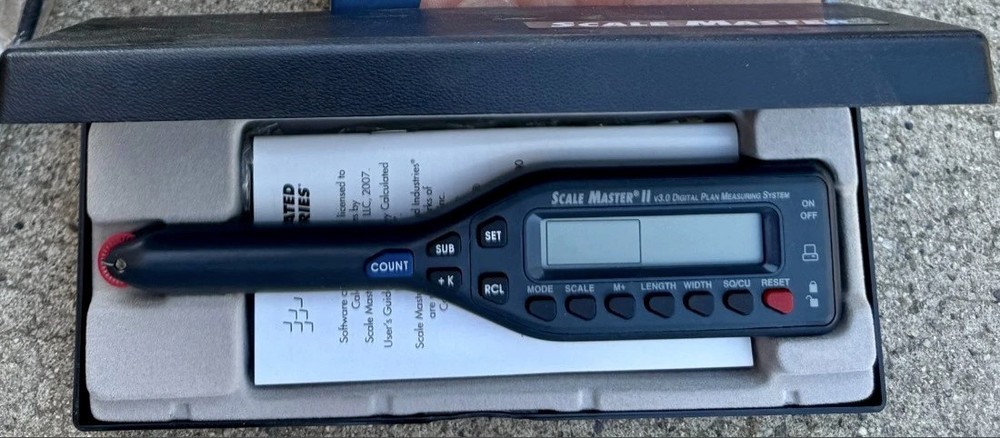 Scale Master II Digital Plan Measuring System, Complete