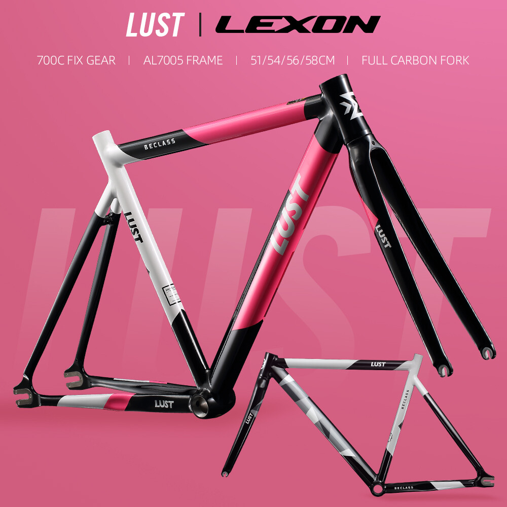 Fixed Gear Frameset Extra Light Track/single Speed Road Bike Frame Carbon Fork