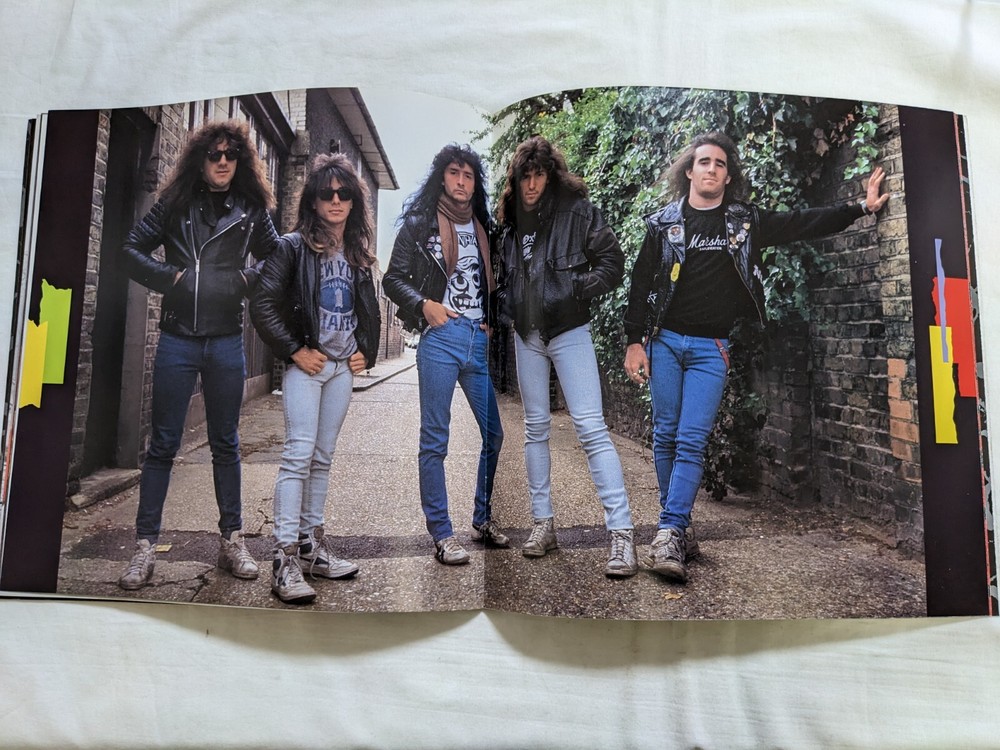 Anthrax 1987 Japan Tour Concert Program 2 Flyers/Ticket Stub