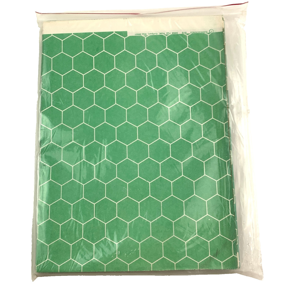 Gamescience Green Hex Reversible RPG Sheets 11 Boards