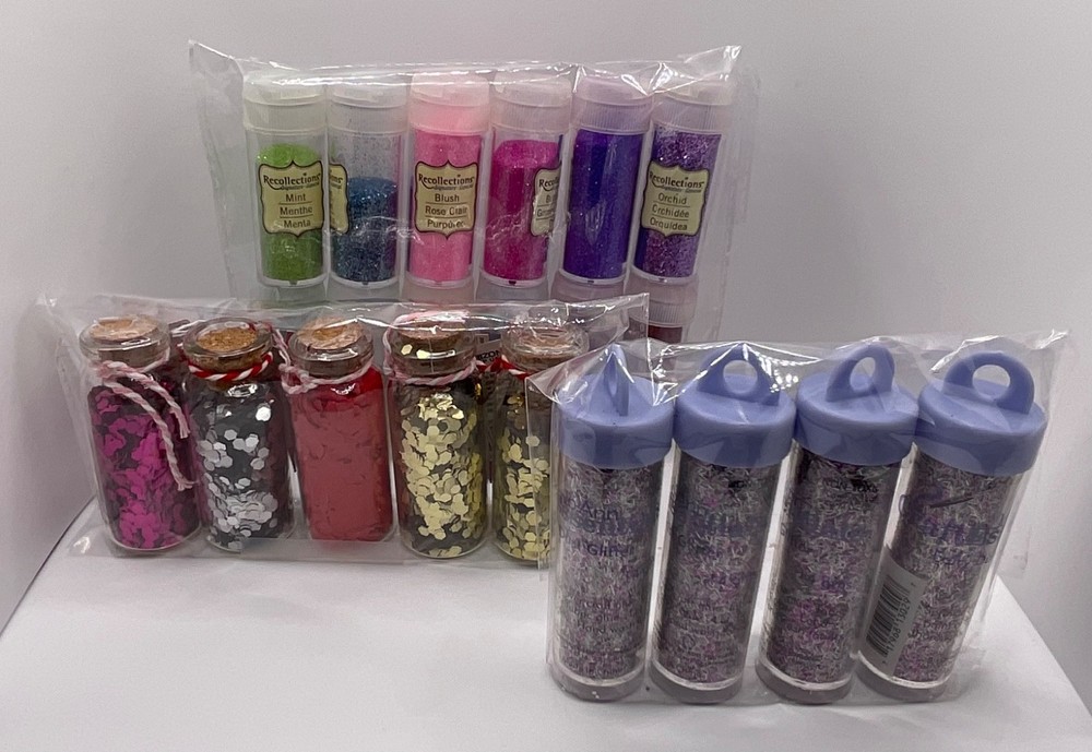 Crafting Glitter Multiple Colors & Styles ~ Crafts ~ Junk Journals ~ Bundle