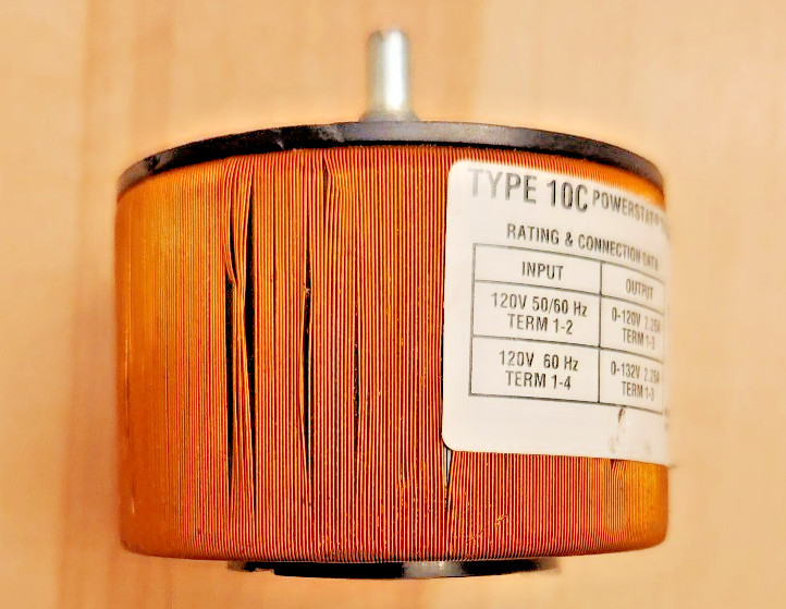 Superior Electric Powerstat Variable Autotransformer Type 10C - 0-120V @ 2.25A