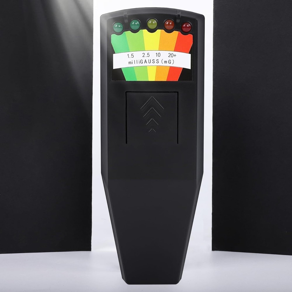 Compact 5 LED EMF Meter - Essential Ghost Hunting Gear for All-Angle Detection