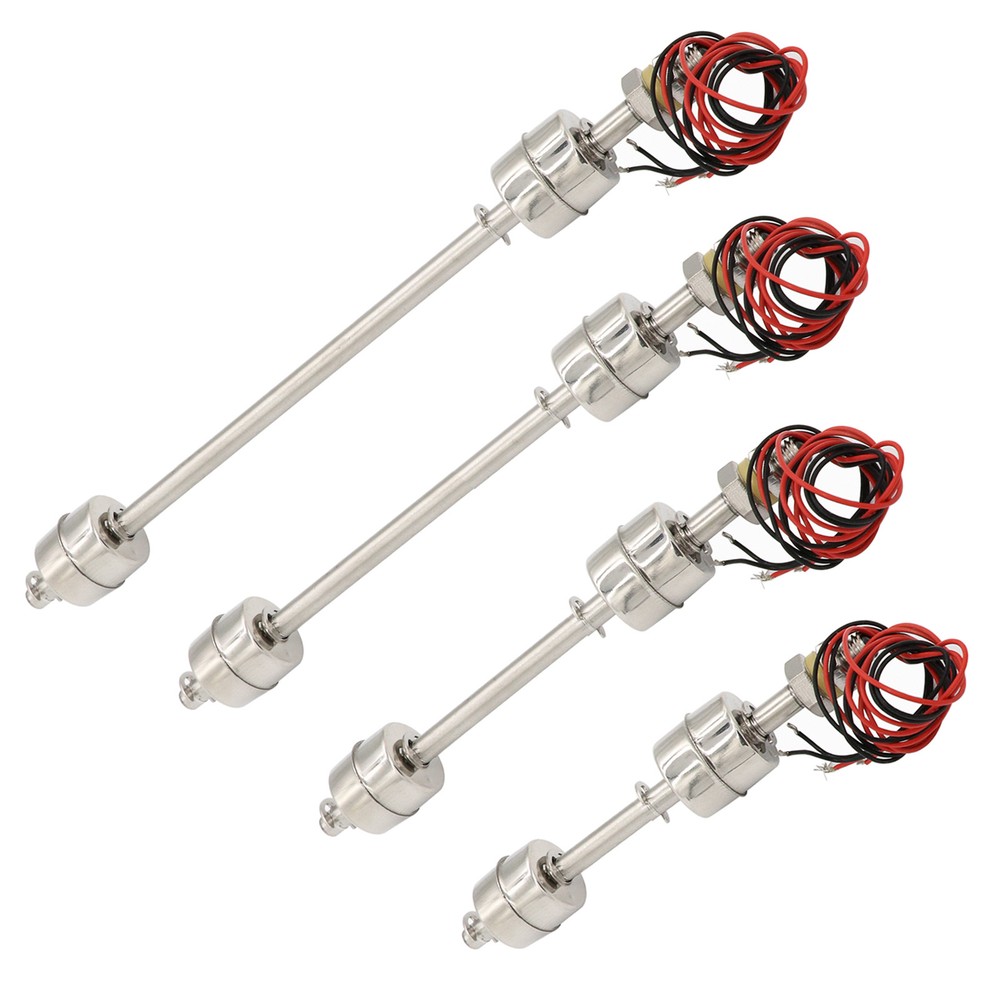 US Liquid Water Level Sensor Stainless Steel Double Ball Float Switch Tank Pool