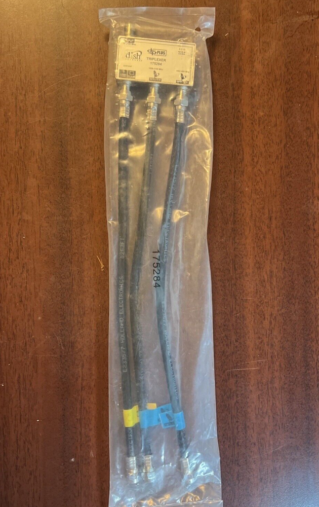 Dish Network DP Pro Plus Satellite Antenna Triplexer 175284 NEW w/cable