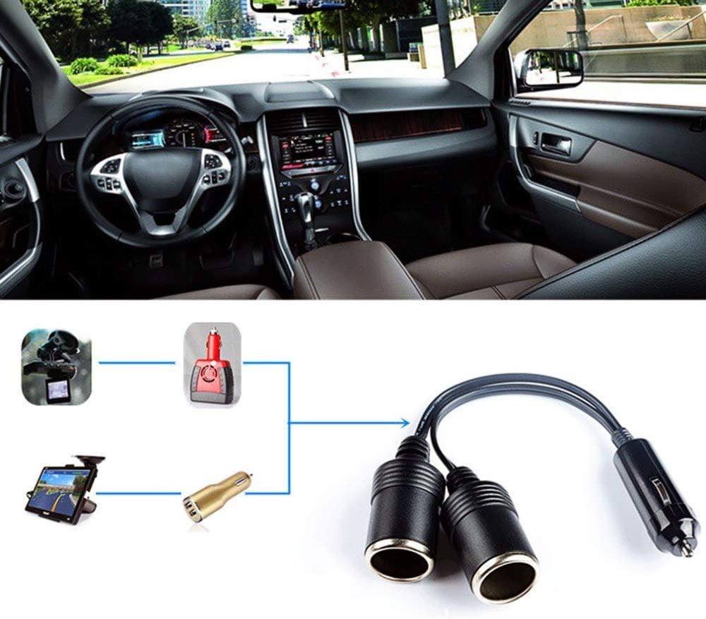 Dual Car Cigarette Lighter Splitter Charger Lot Socket Adapter 12v Auto Outlet