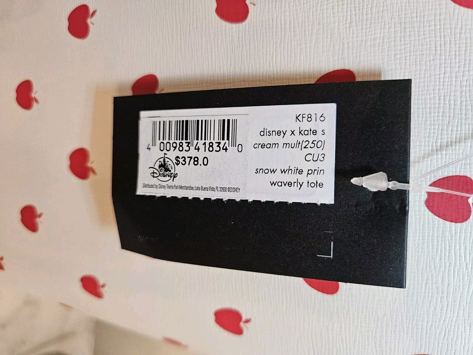 Disney X Kate Spade New York Snow White Waverly Tote NEW WITH TAGS AND DUST BAG