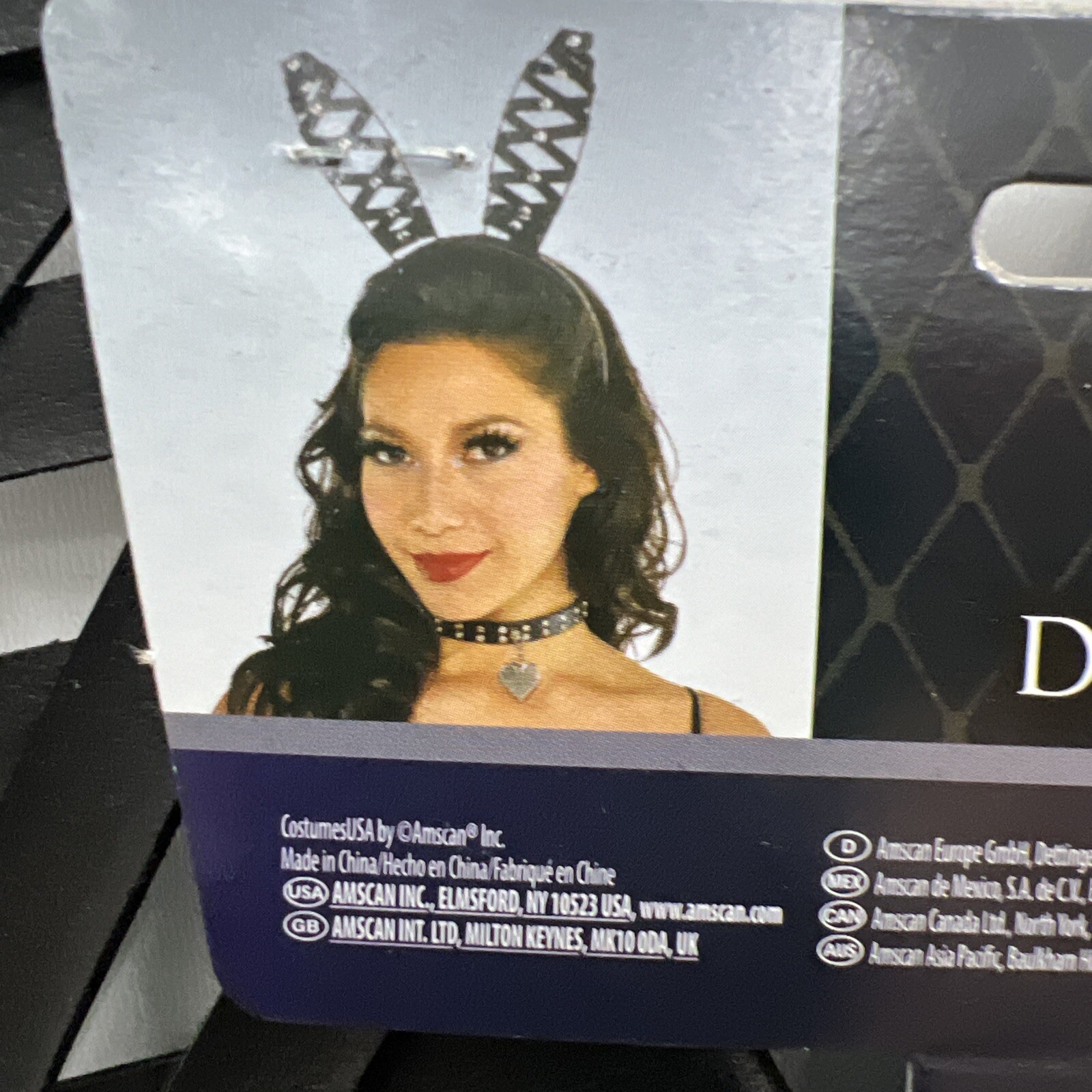 Domineering Bunny Ears Headband- One Size- 1 Piece Halloween costume cosplay