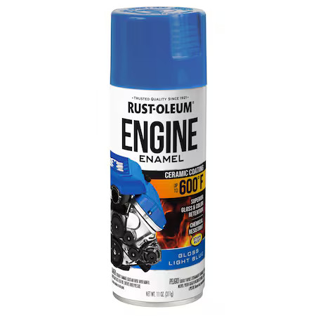Rust-Oleum 366431 Spray Paint, Light Blue, Gloss, Solvent
