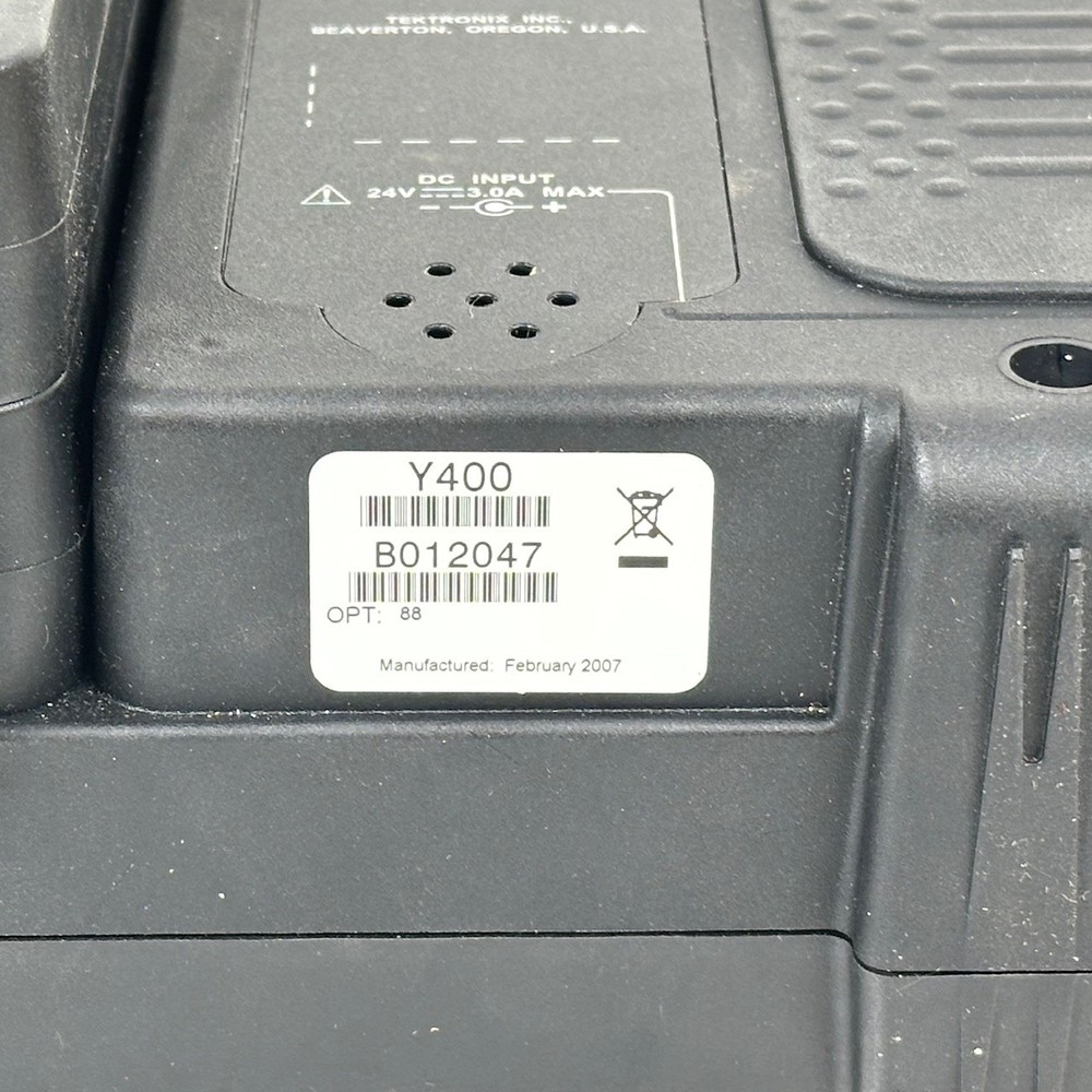 Tektronix Y400 NetTek Analyzer & Interference Analyzer w/ YBT250, YBA250 Opt: 88