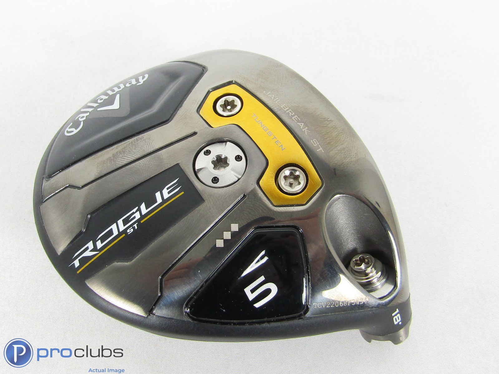 Tour Issue! Callaway Rogue ST Triple Diamond 18* 5 Wood - Head Only - 462827