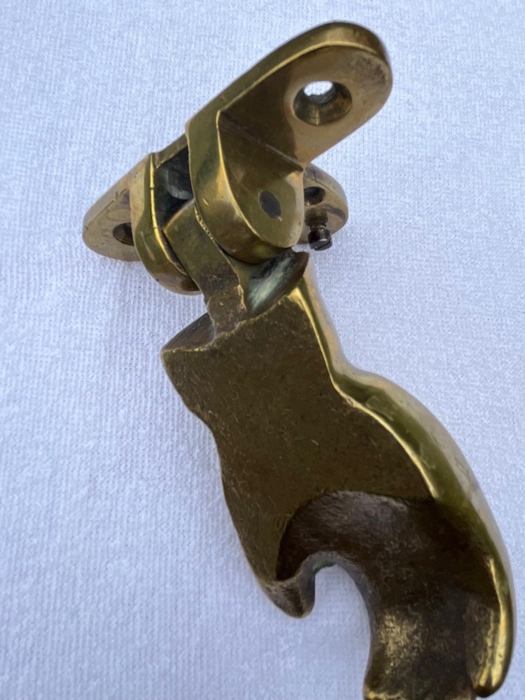 Vintage Solid Brass Hand Door Knocker