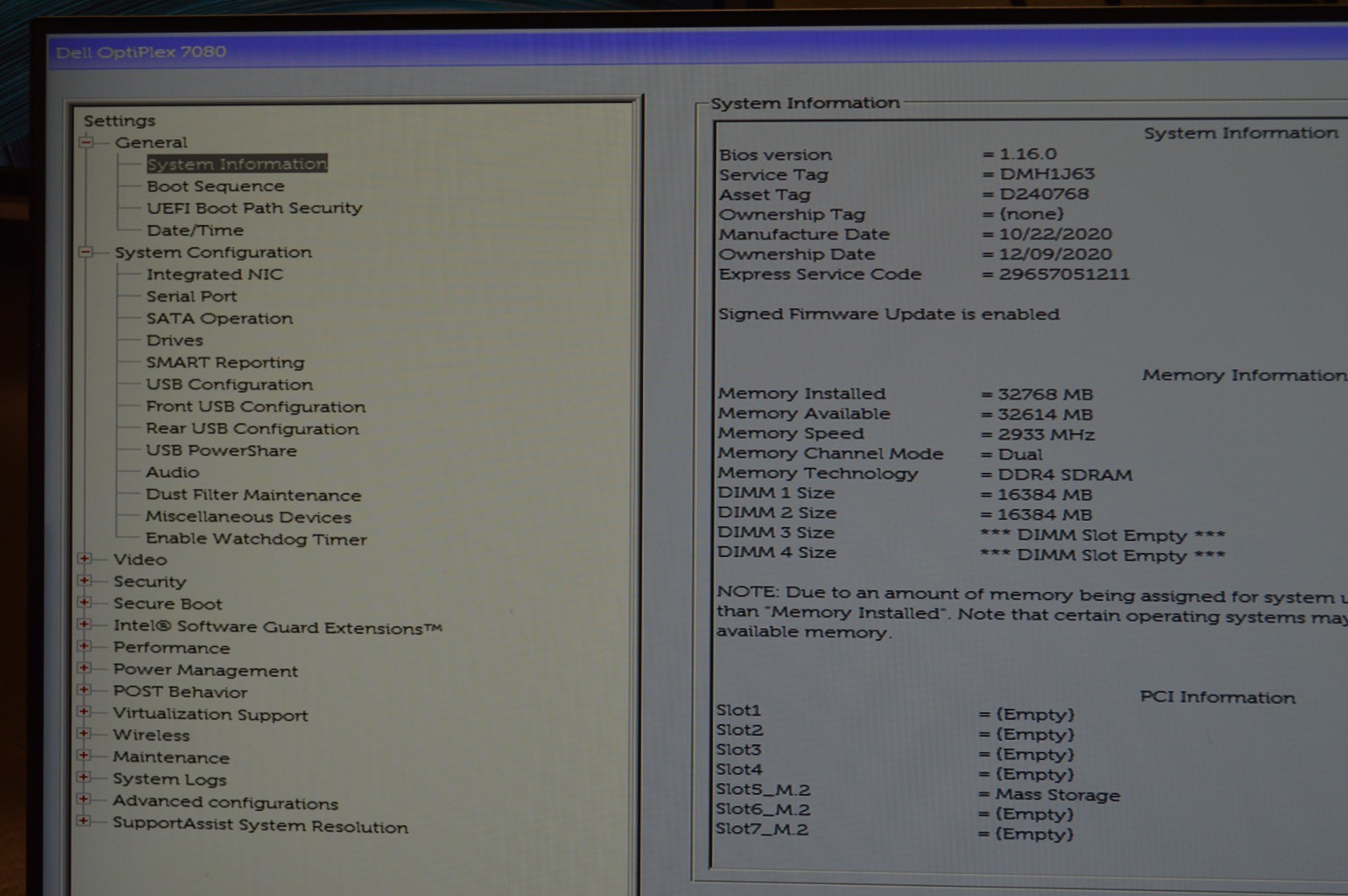Dell OptiPlex 7080 TOWER Intel Core i9-10900K 3.70GHz 32GB RAM 512GB NVMe