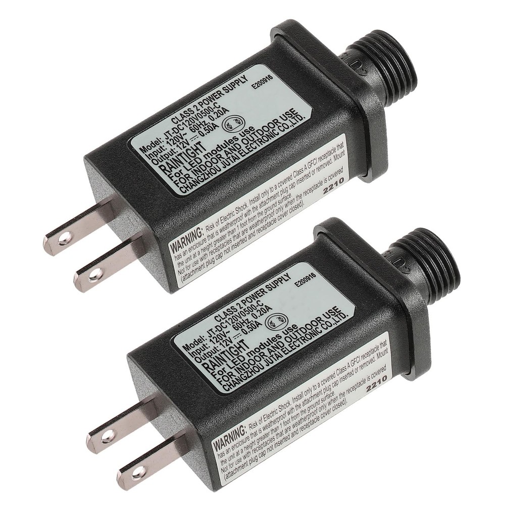 12V 6W LED Transformer Replacement Class 2 Power Supply for Christmas String ...