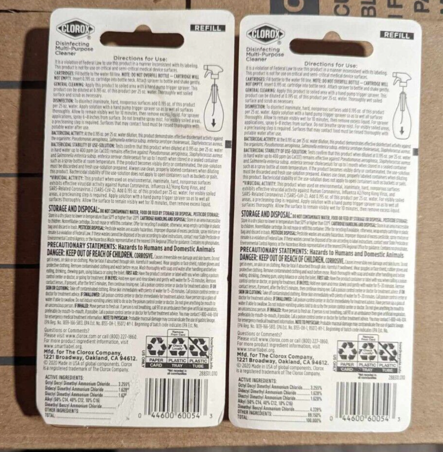 Clorox Multi-Purpose Cleaning Refill Cartridge for Multi-Purpose (2 Packs)