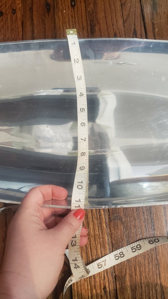 Pre-owned Large Aluart butterfly Aluminum Serving Dish