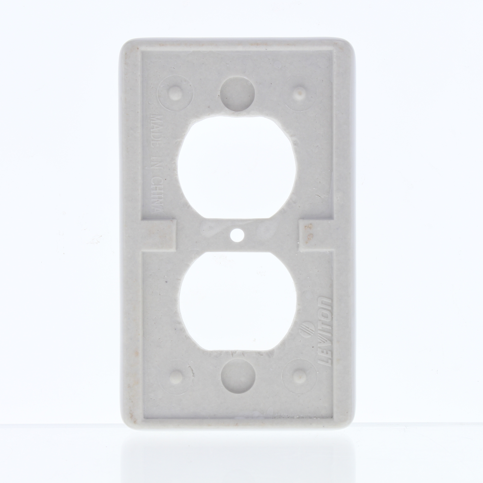 Leviton 89503-WFL WildFlower 1-Gang Duplex Ceramic Standard Wallplate Cover 5pcs