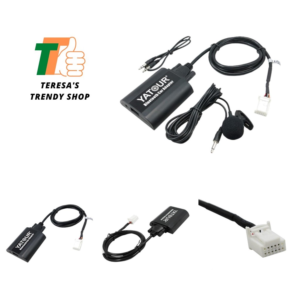 Bluetooth Car Adapter & 6+6PIN CDC Connector for Lexus & Toyota - Hi-Fi Sound