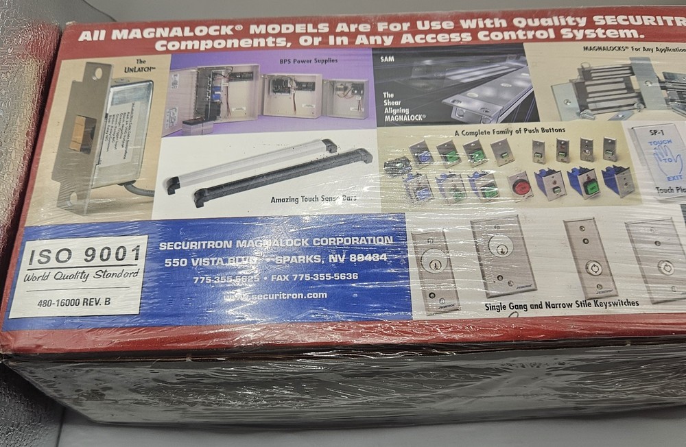 Securitron Magnalock Model 32 New In Box/ Untested